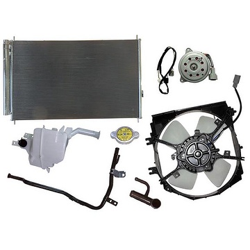 Radiator, Fan Motor, Fan Assy, Washer Tank, Water Pipe, Radiator Cap